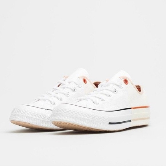 Converse Other - Converse CHUCK 70 OX Low “Sunblocked” White Egret Shimmer 9
